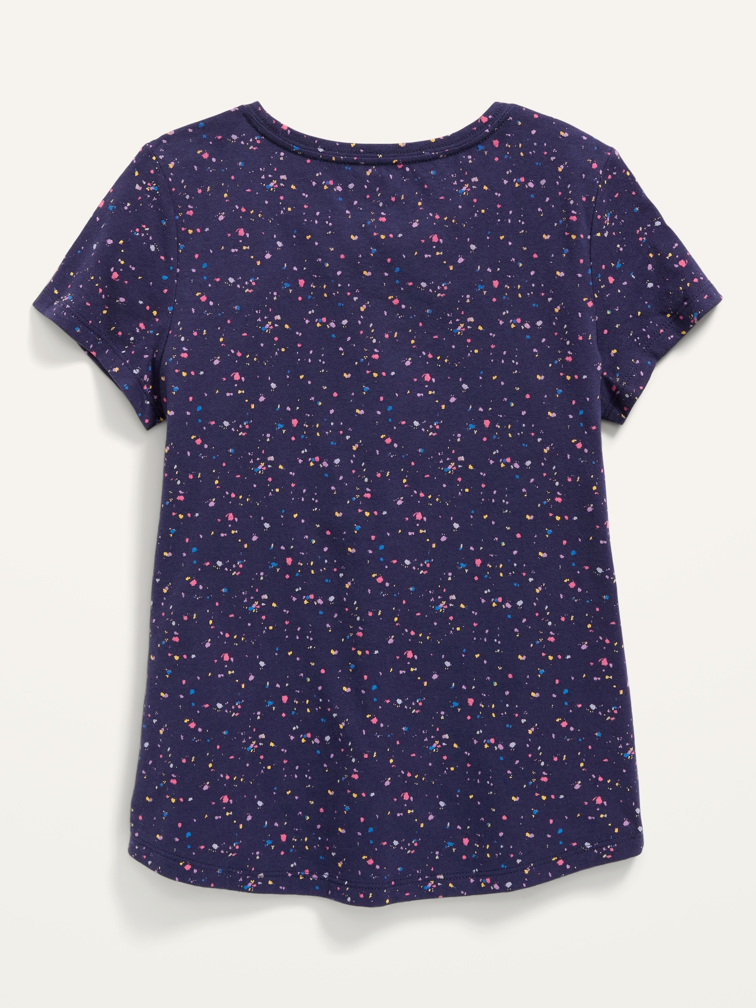 Softest Printed Scoop-Neck T-Shirt for Girls | Old Navy