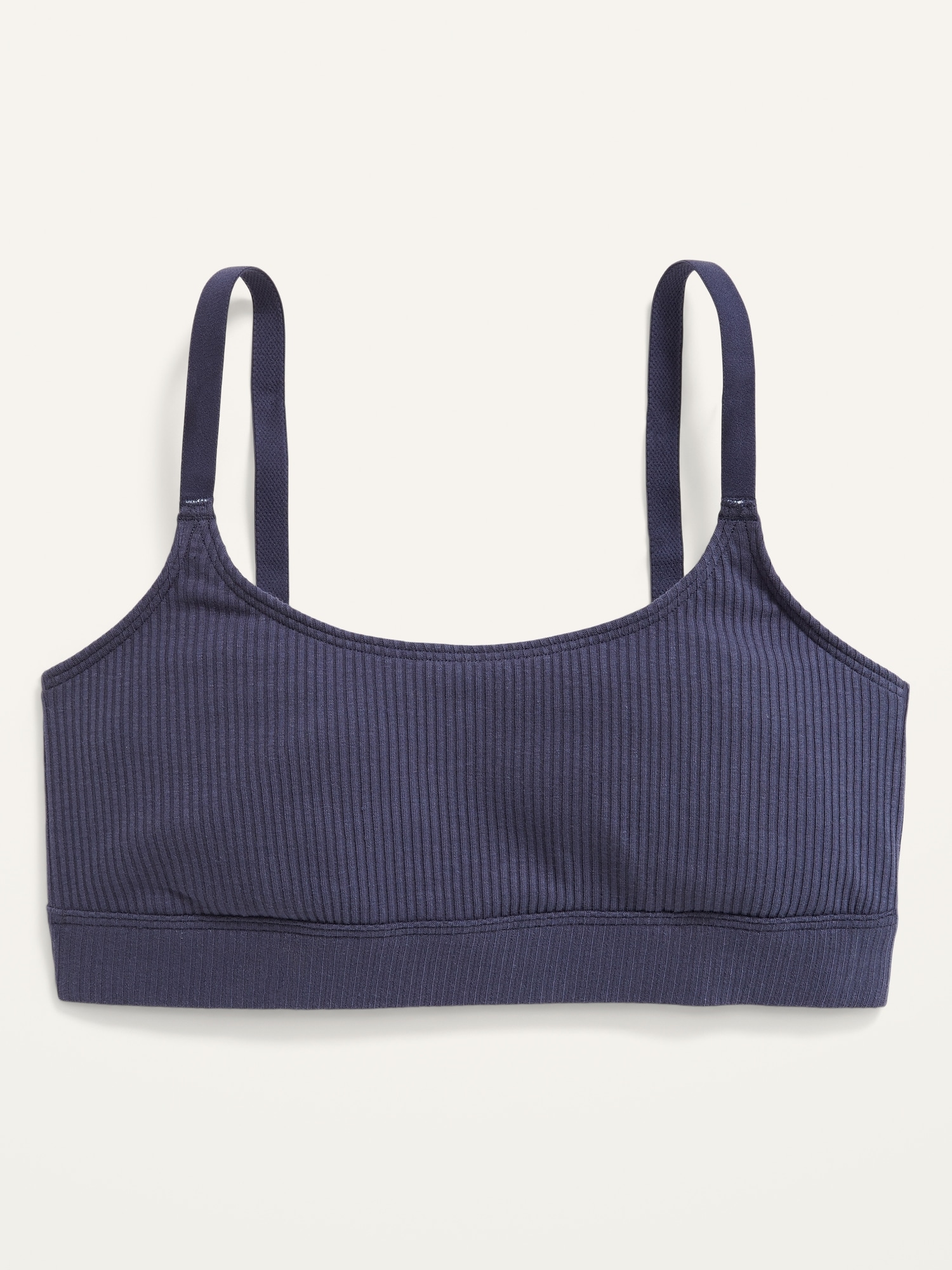 Light Support Ribbed Supima® Cotton Cami Bralette for Women Old Navy
