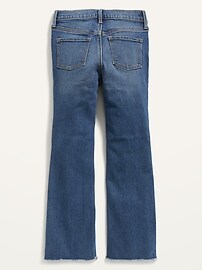View large product image 4 of 4. Built-In Tough High-Waisted Ripped Flare Jeans for Girls