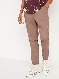 old navy men's twill joggers