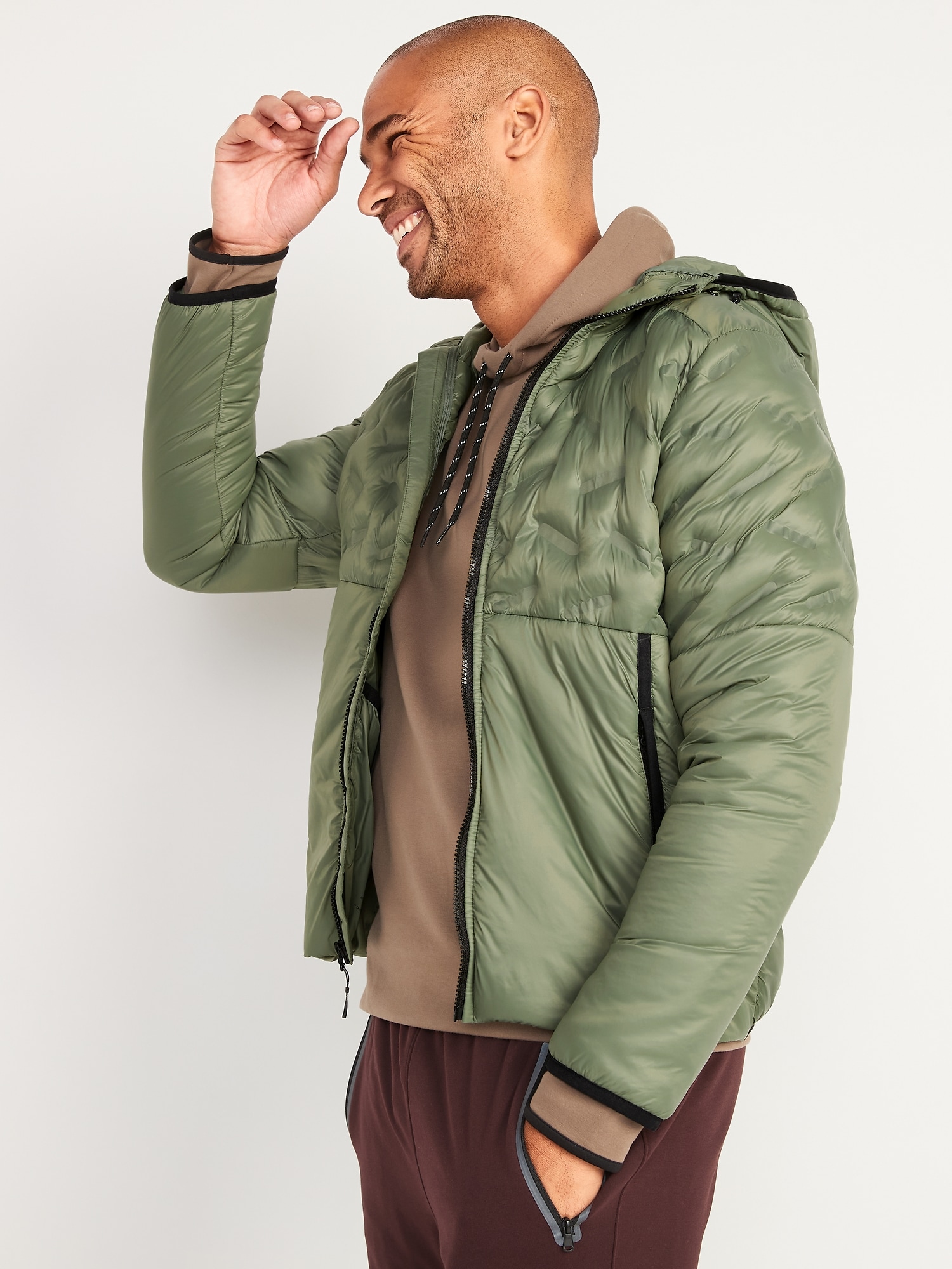 old navy men's packable jacket