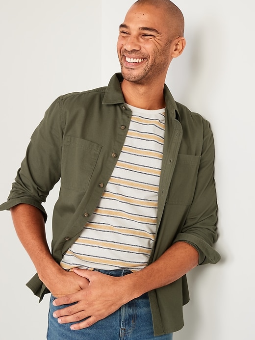 Image number 1 showing, Regular-Fit Workwear Utility Shirt for Men