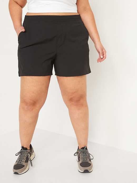 Image number 7 showing, High-Waisted StretchTech Shorts -- 3.5-inch inseam