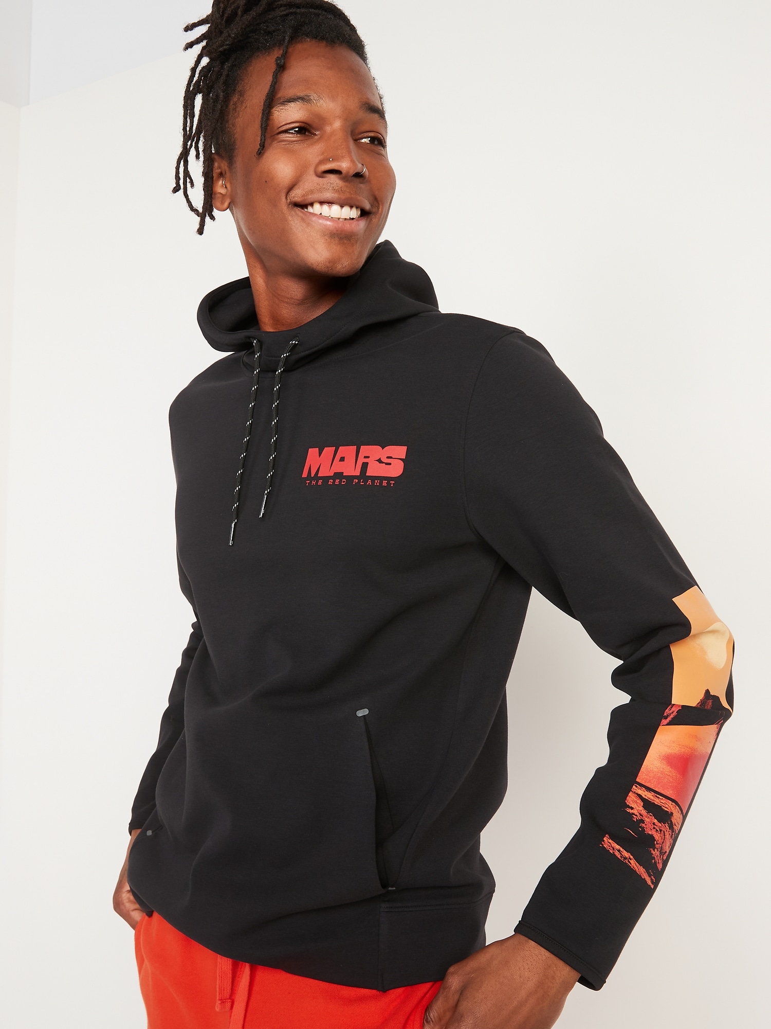 Dynamic Fleece Graphic Pullover Hoodie for Men | Old Navy