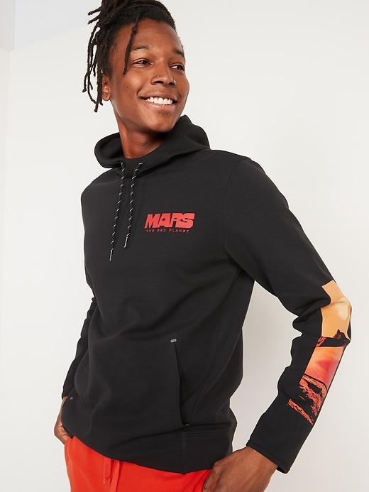 View large product image 1 of 2. Dynamic Fleece Graphic Pullover Hoodie