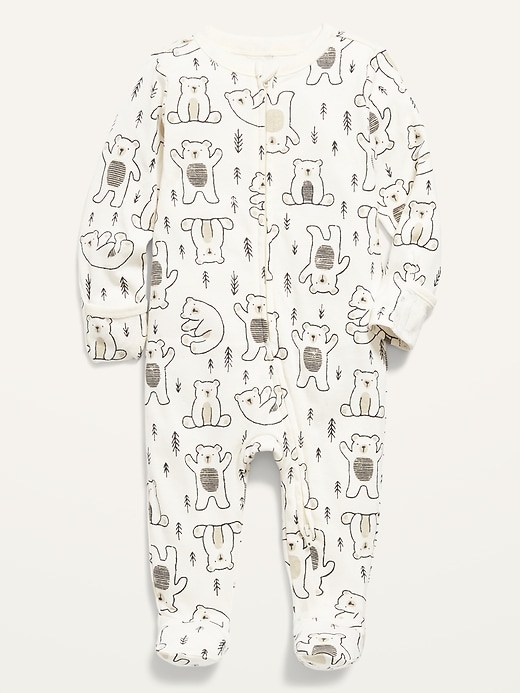 Unisex Printed Sleep & Play Footed OnePiece for Baby Old Navy