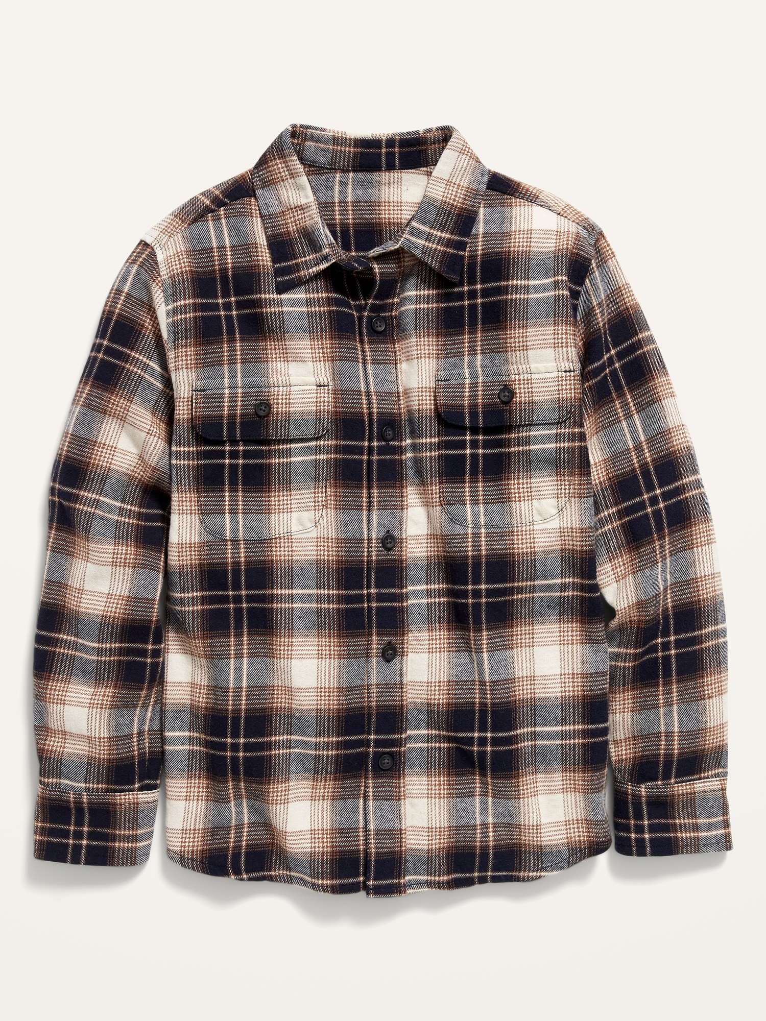 Plaid Flannel Utility Pocket Shirt for Boys | Old Navy