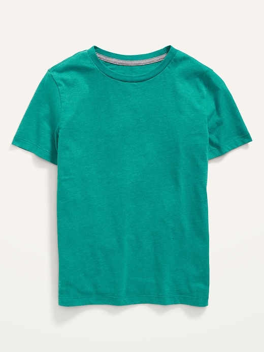 Softest Short-Sleeve Solid T-Shirt for Boys