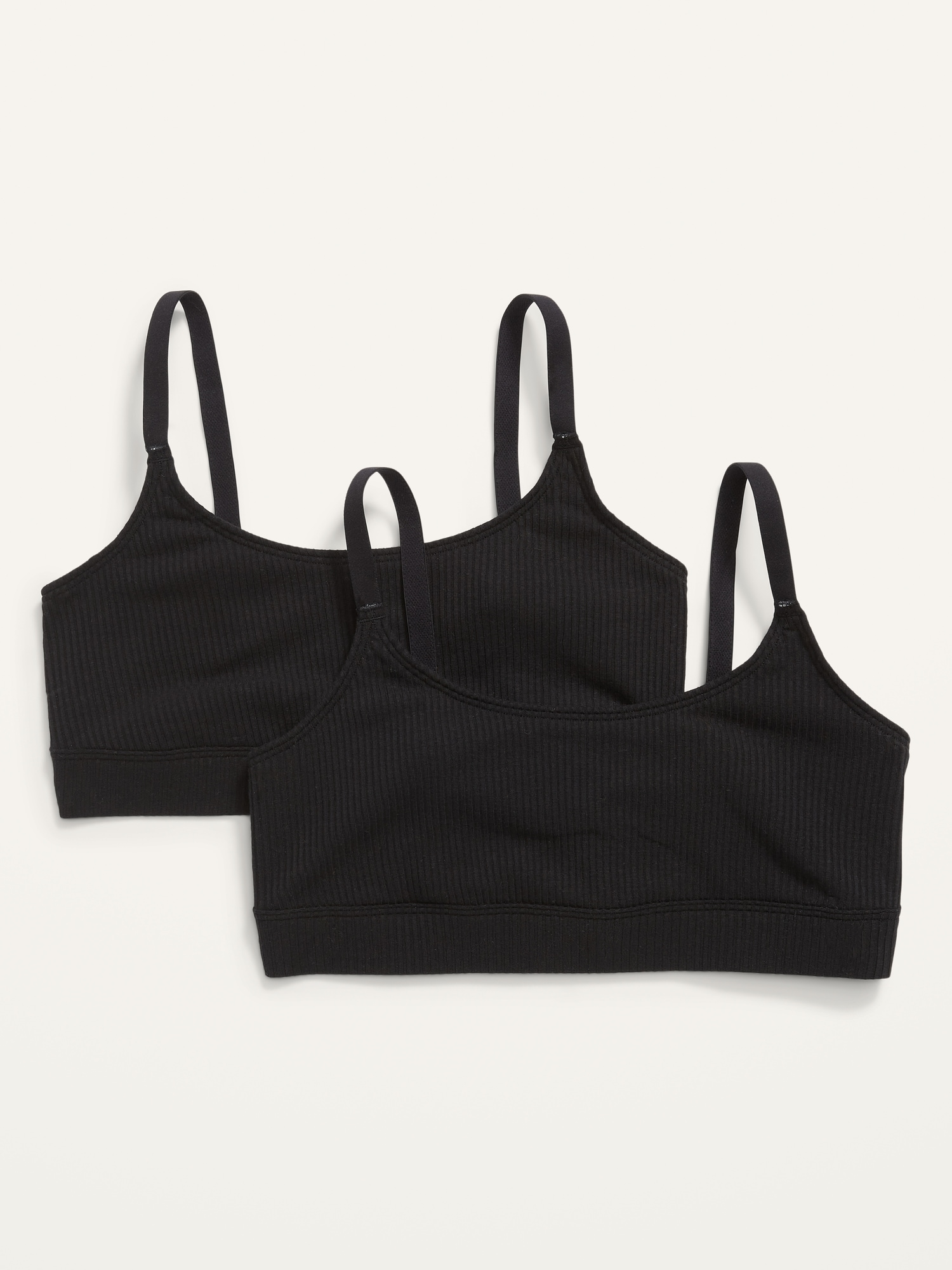 RibKnit Bralette Top 2Pack Old Navy