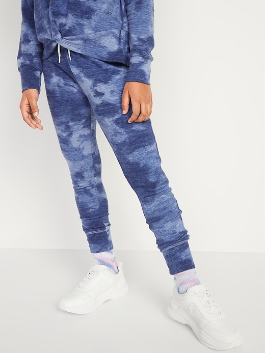 View large product image 2 of 4. Cozy-Knit Printed Twist-Hem Hoodie & Jogger Sweatpants Set for Girls