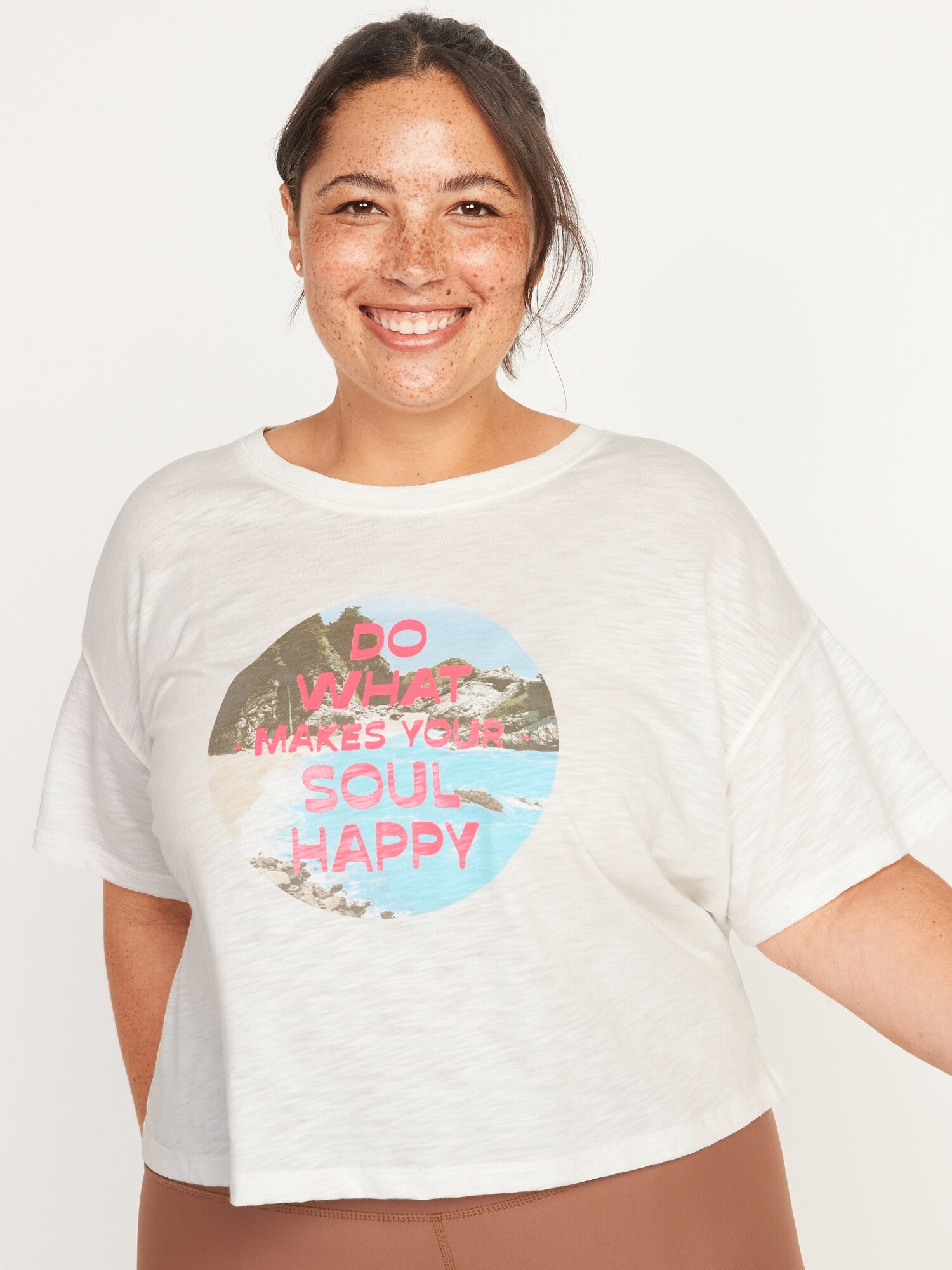 Short-Sleeve Oversized Graphic T-Shirt for Women | Old Navy
