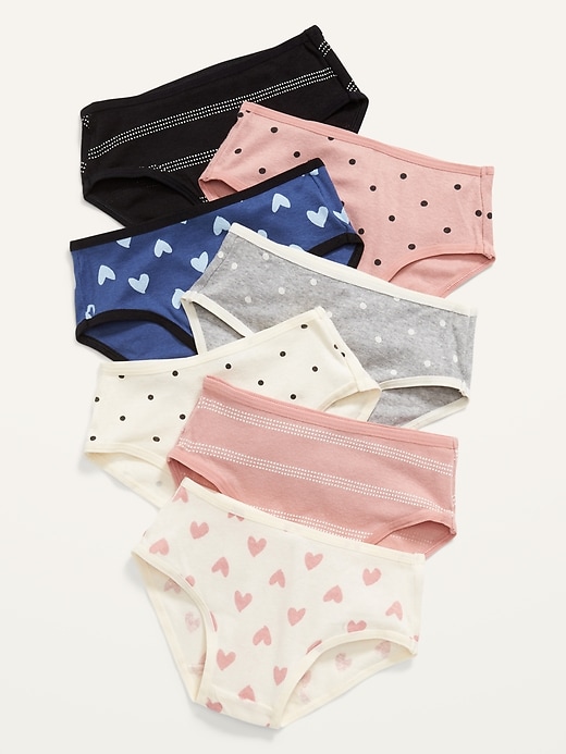 View large product image 1 of 1. Printed Underwear 7-Pack for Toddler Girls