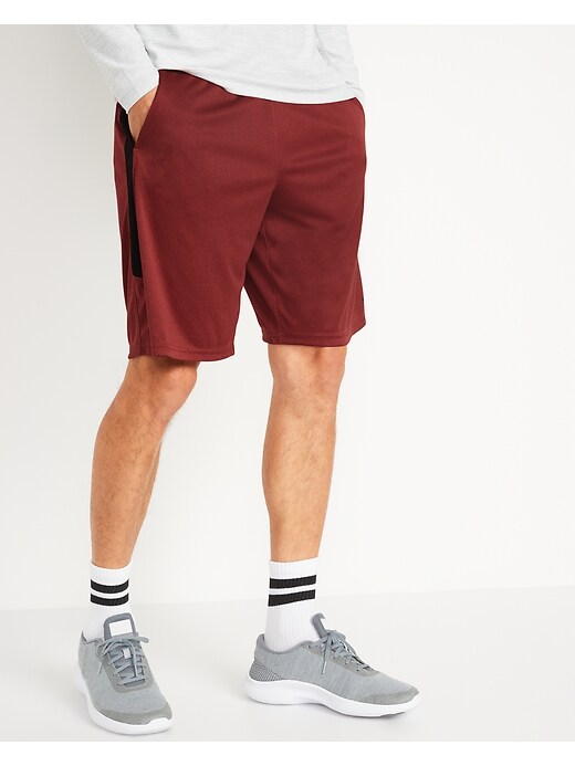 Oldnavy Go-Dry Side-Stripe Shorts for Men - 9-inch inseam