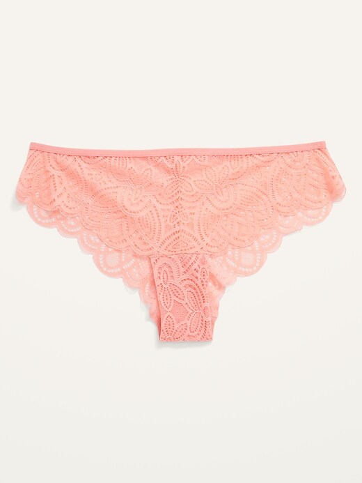 Lace Cheeky Thong Underwear for Women