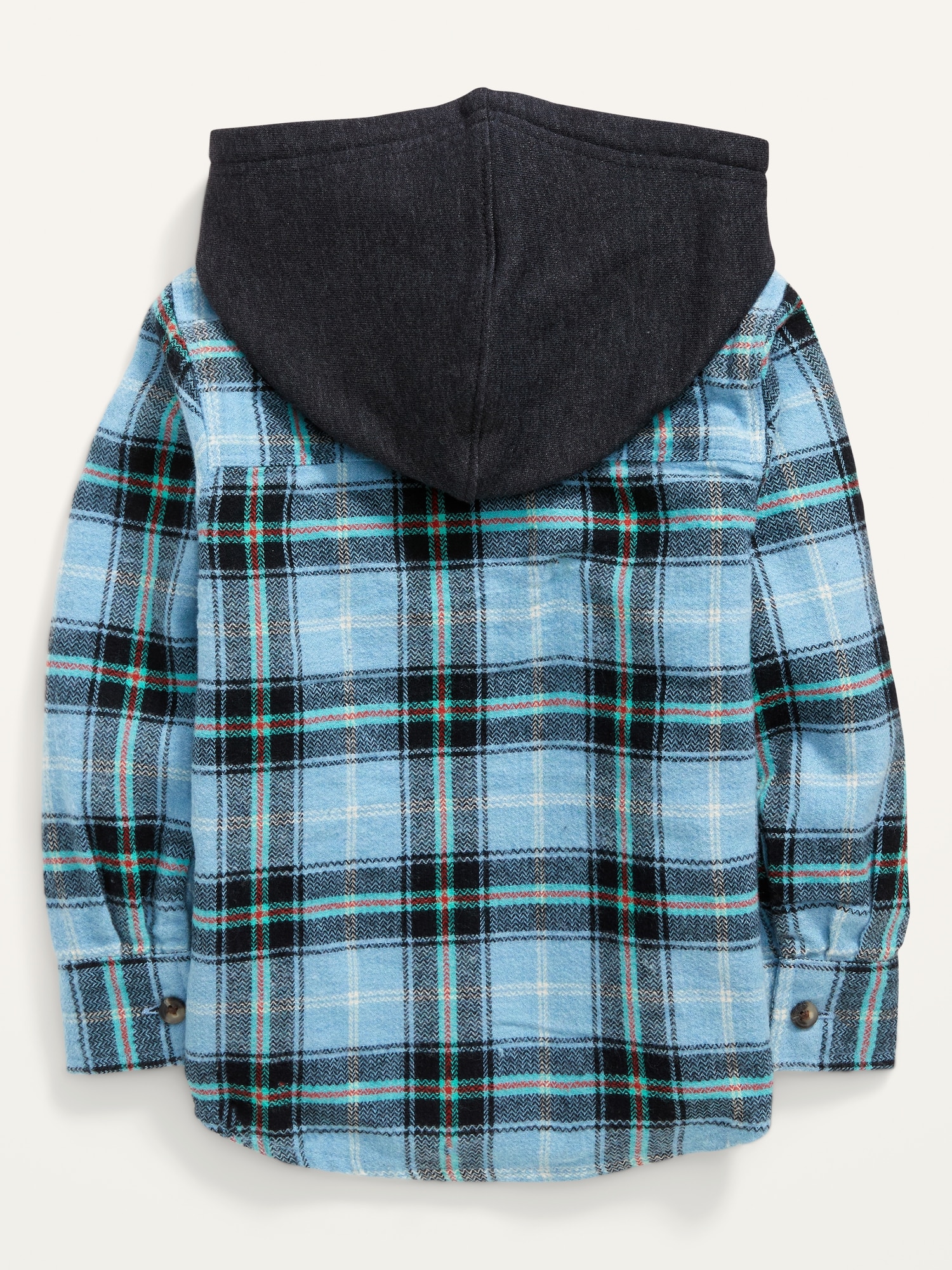 Unisex 2in1 Hooded Flannel Shirt for Toddler Old Navy