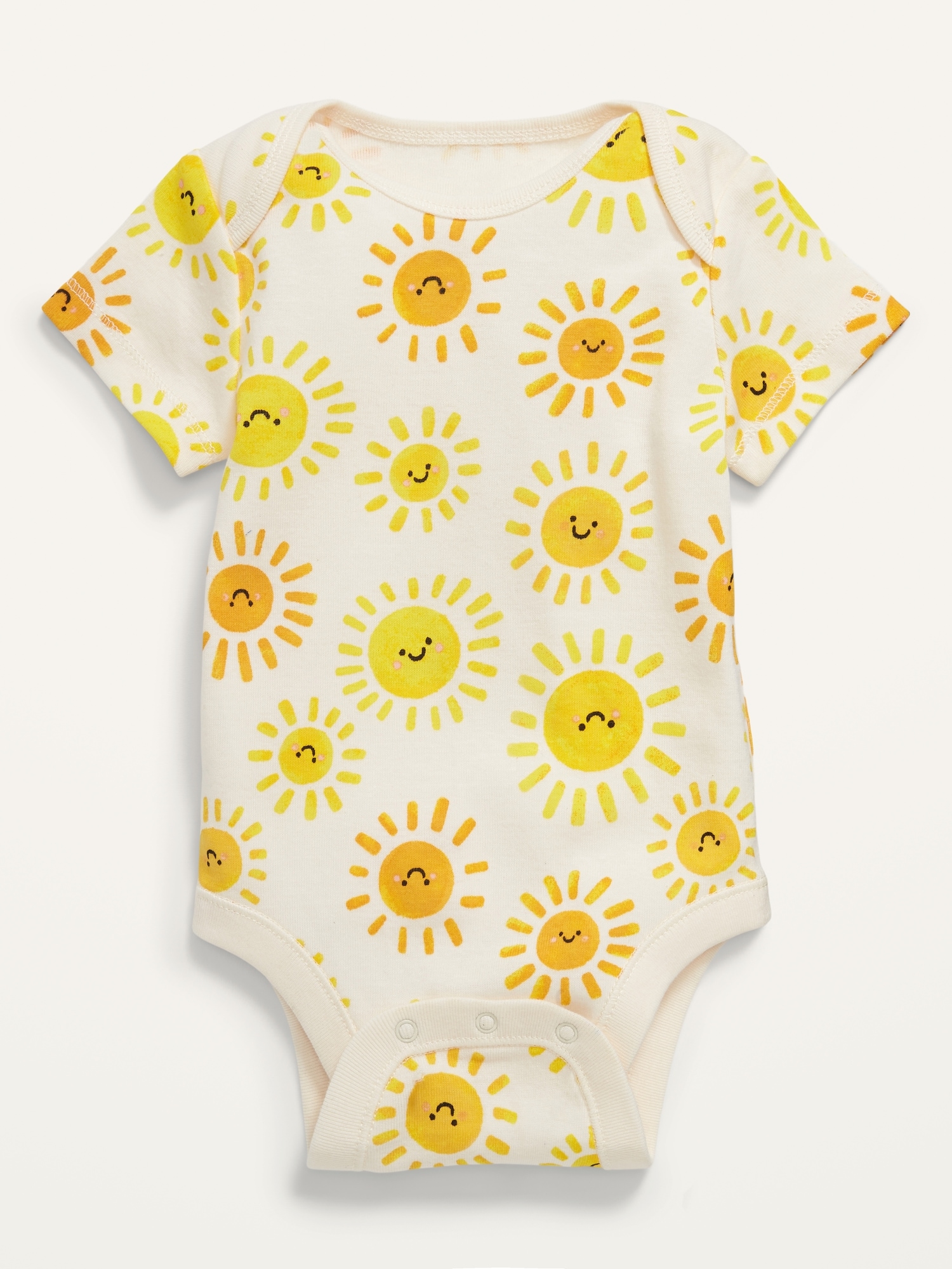 Unisex Printed Short Sleeve Bodysuit For Baby Old Navy   Cn28185350 