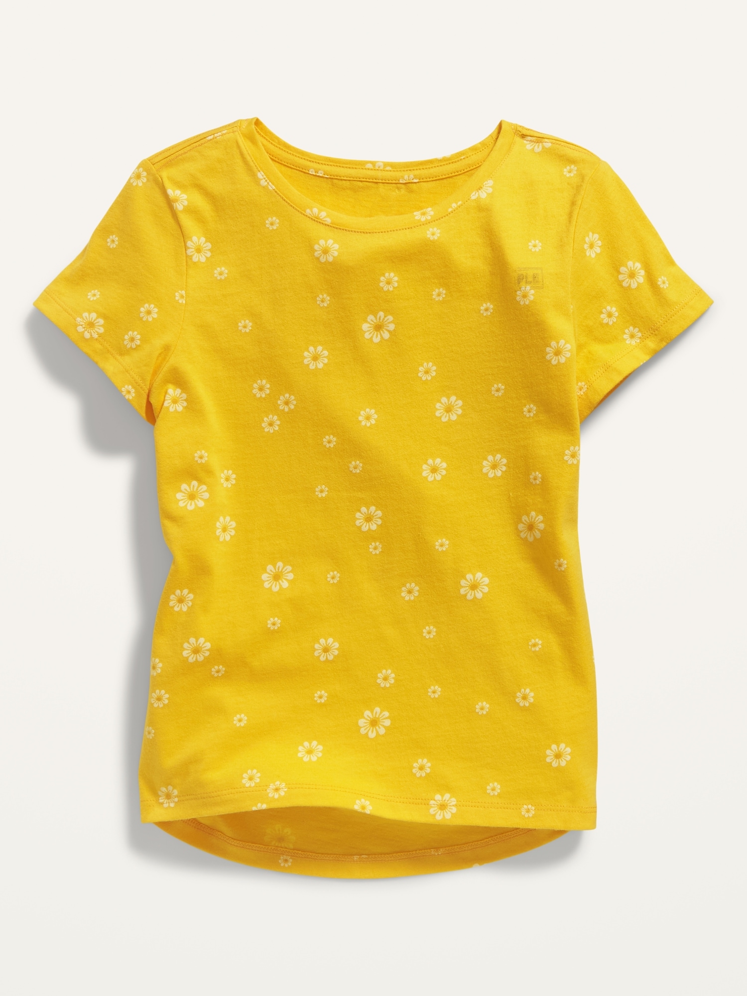 Softest Printed Crew-Neck T-Shirt for Girls | Old Navy