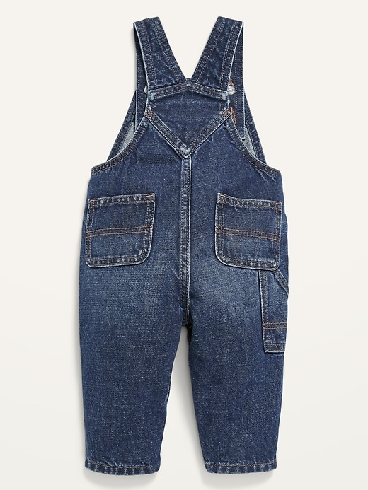 View large product image 2 of 2. Unisex Workwear Jean Overalls for Baby