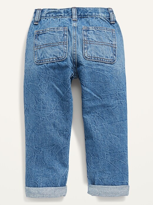 Unisex Loose Non-Stretch Jeans for Toddler | Old Navy