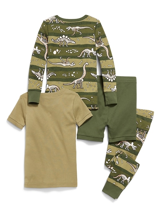 View large product image 2 of 2. Unisex Graphic 4-Piece Pajama Set for Toddler & Baby