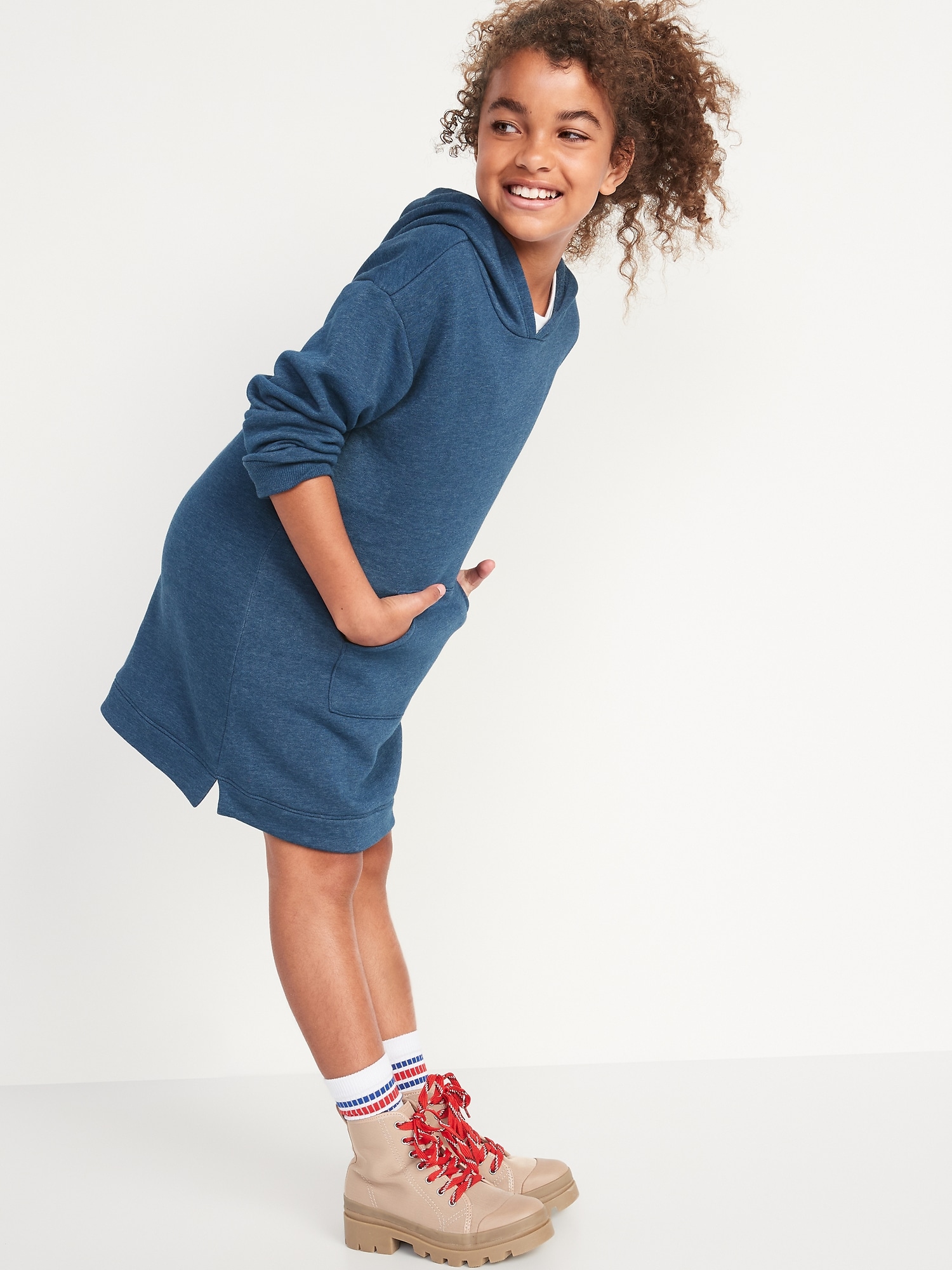 LongSleeve Printed Hooded Dress for Girls Old Navy