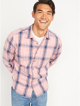 old navy plaid shirts for men