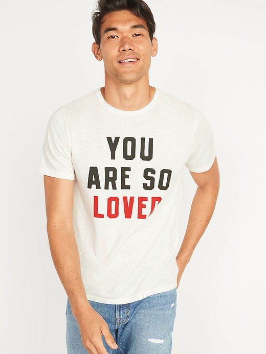 Image number 1 showing, Valentine's Day Matching Graphic T-Shirt