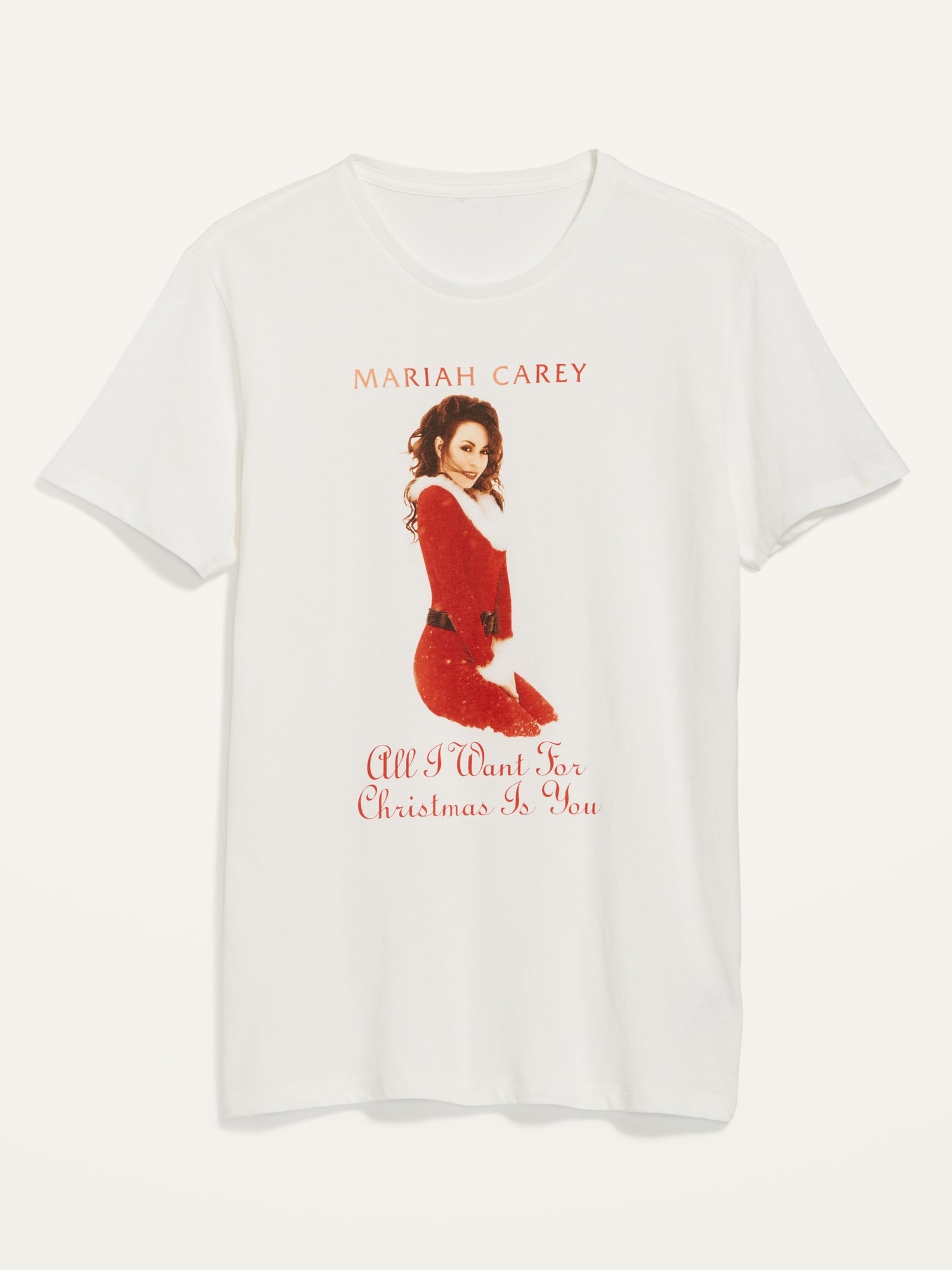 Mariah Carey™ "All I Want for Christmas Is You" Gender-Neutral T-Shirt for Adults