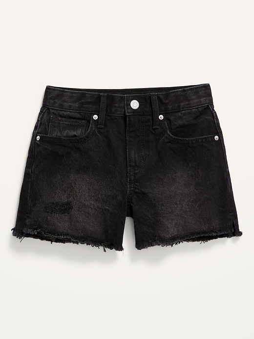 High-Waisted Ripped Jean Shorts for Girls | Old Navy