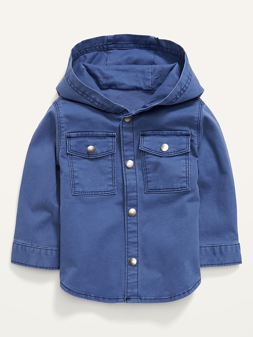 Unisex Hooded Workwear Shacket for Baby | Old Navy