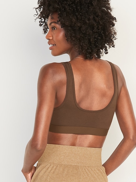 Image number 2 showing, Supima® Cotton-Blend Bralette Top 2-Pack