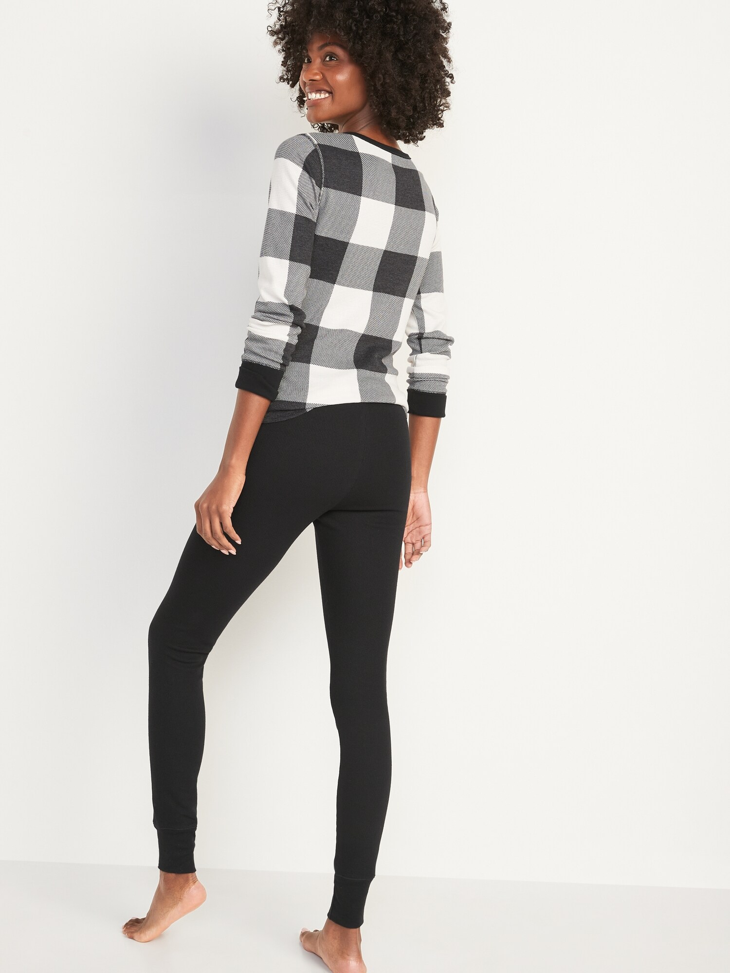 ThermalKnit Pajama Leggings 2Pack for Women Old Navy