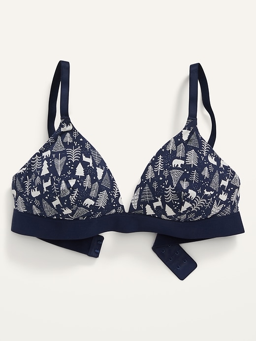 Old Navy Supima&#174 Cotton-Blend Triangle Bralette Top for Women. 1