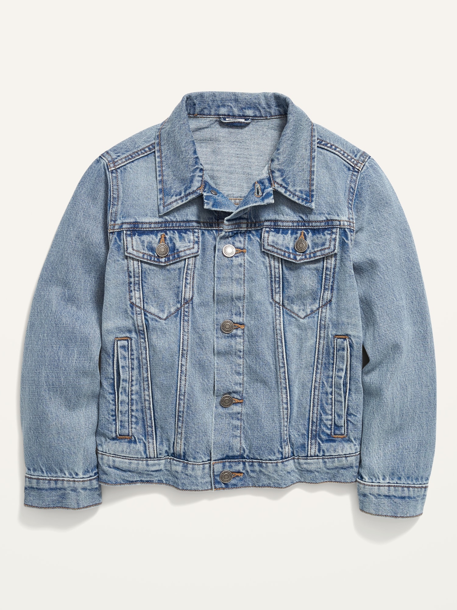 Gender-Neutral Cotton Non-Stretch Jean Jacket for Kids | Old Navy