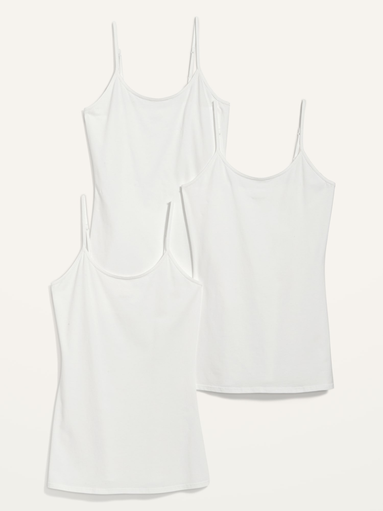 Old Navy First-Layer Tunic Cami 3-Pack for Women white. 1