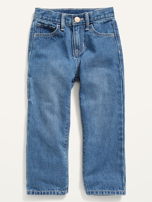 View large product image 1 of 2. Unisex Workwear-Pocket Wide-Leg Jeans for Toddler