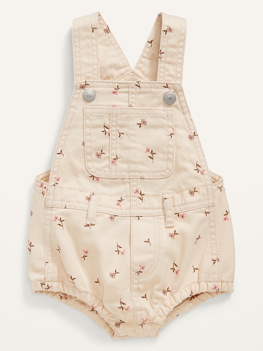 View large product image 1 of 4. Printed Jean Shortall Romper for Baby