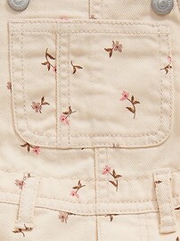 View large product image 3 of 4. Printed Jean Shortall Romper for Baby