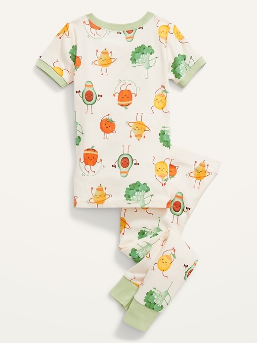 View large product image 2 of 2. Unisex Printed Pajama Set for Toddler & Baby