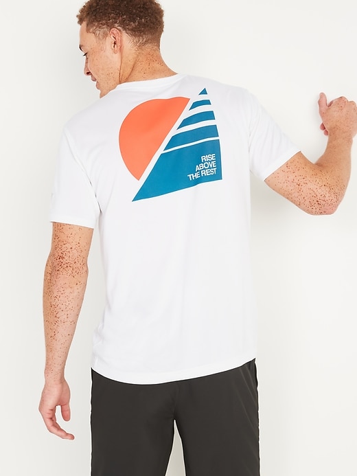 Image number 2 showing, Graphic Go-Dry Cool Odor-Control Core T-Shirt for Men