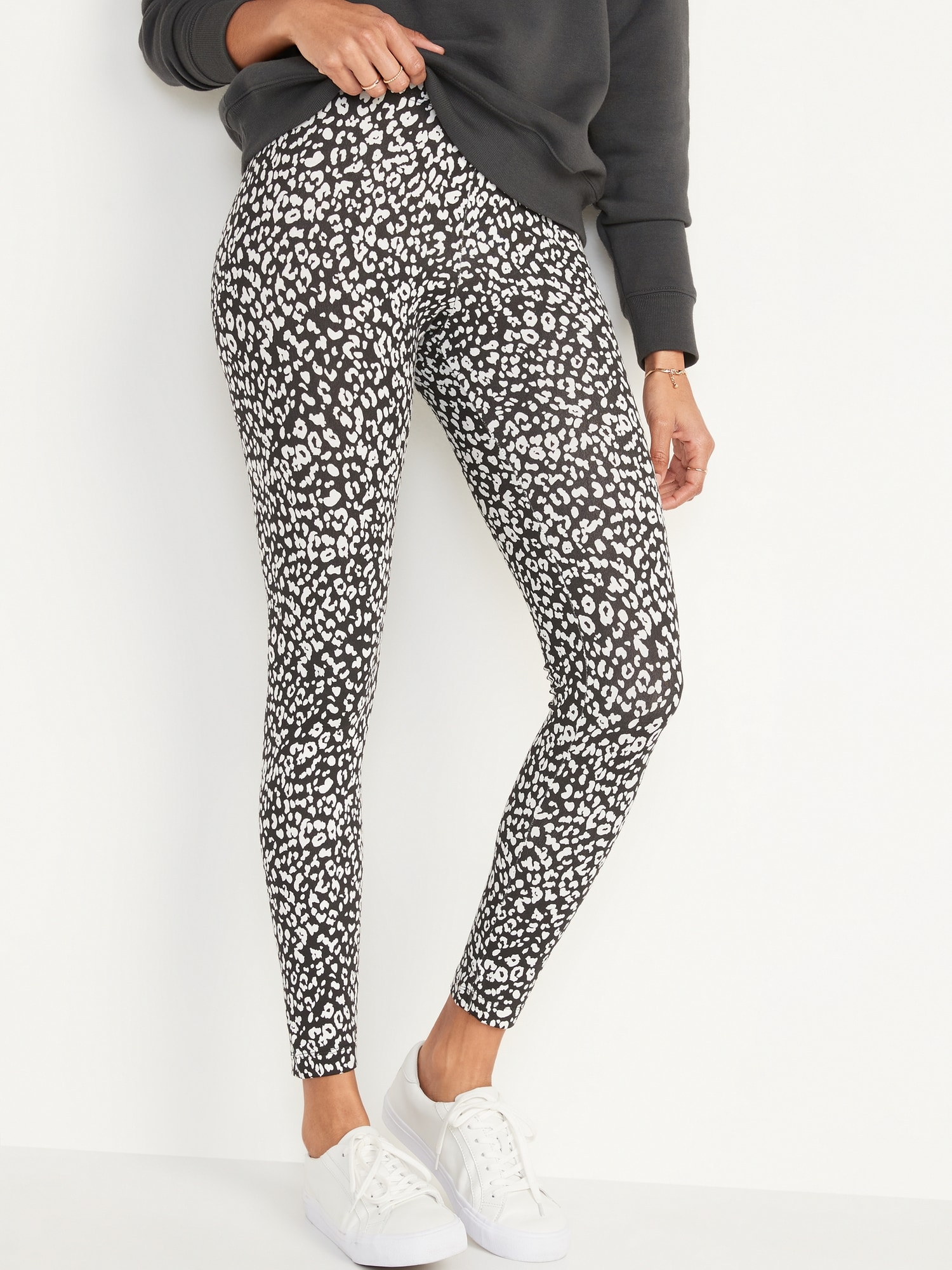 High-Waisted Printed Ankle Leggings For Women | Old Navy