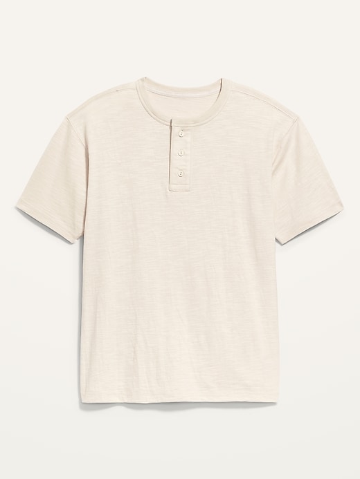 Slub-Knit Workwear Henley T-Shirt | Old Navy