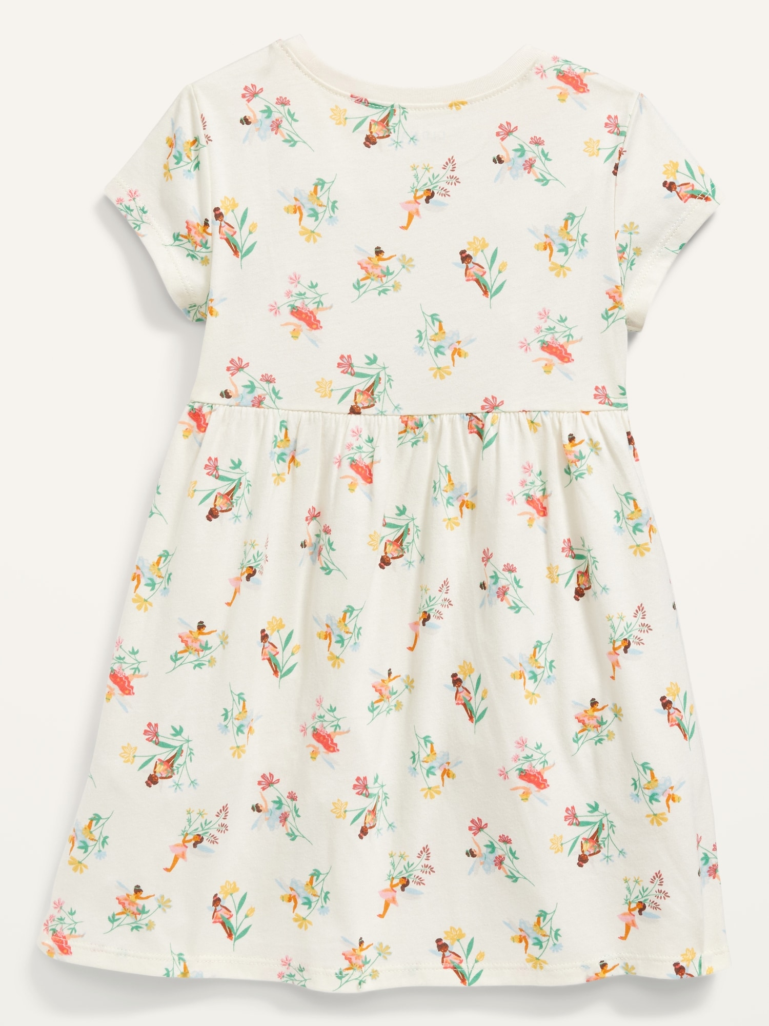 Jersey-Knit Short-Sleeve Dress for Toddler Girls