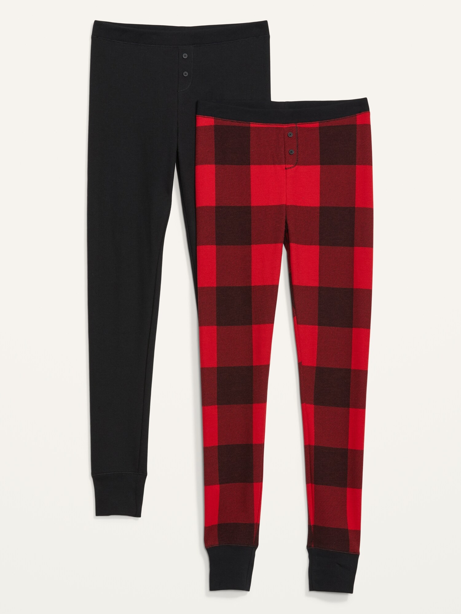 Thermal-Knit Pajama Leggings 2-Pack for Women