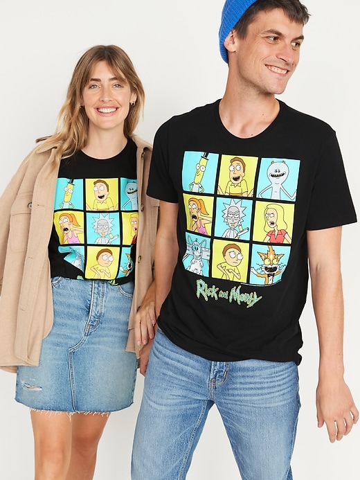 View large product image 1 of 2. Rick and Morty&#153 Gender-Neutral Graphic T-Shirt for Adults
