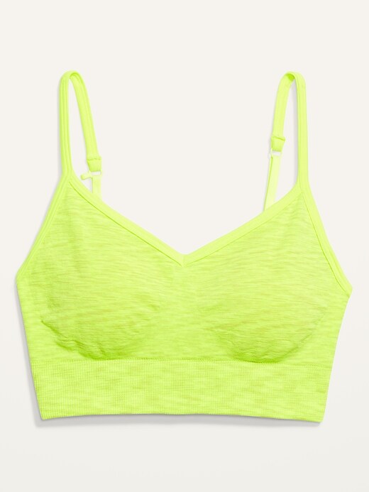 Image number 5 showing, Light Support Seamless Convertible Racerback Sports Bra for Women 2X-4X
