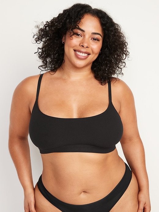 Image number 2 showing, Rib-Knit Bralette Top 2-Pack