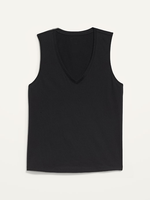 Image number 4 showing, Sleeveless V-Neck EveryWear T-shirt for Women
