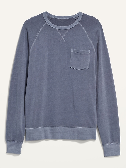 View large product image 2 of 2. Garment-Dyed French Terry Sweatshirt