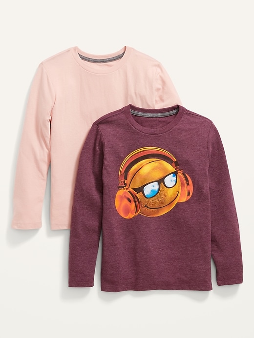 View large product image 1 of 1. Long-Sleeve Graphic T-Shirt 2-Pack For Boys